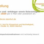 Screenshot Antragstellung