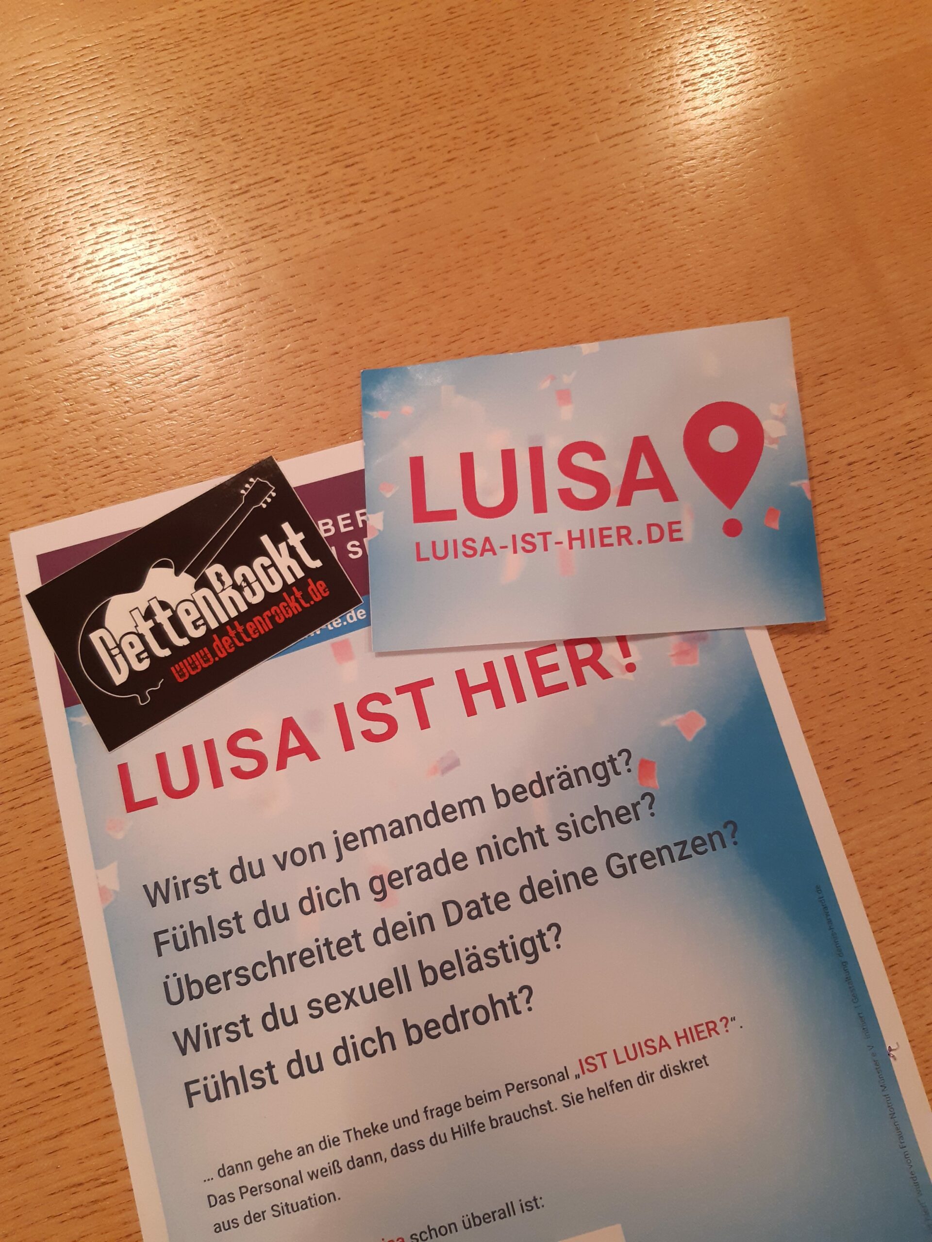 „ist Luisa Hier“ Alles Detten