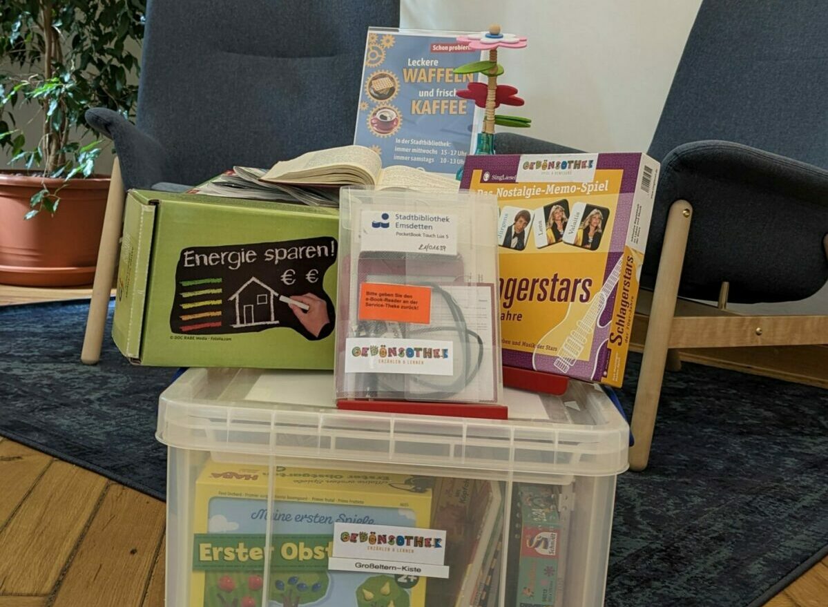 Auswahl aus dem Angebot derr Stadtbucherei