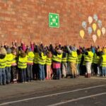 Warnwesten für 400 Erstklässler der Emsdettener Grundschulen