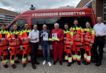 Besondere Anerkennung für die Feuerwehr Emsdetten: Gedenkmünzen als Zeichen der Wertschätzung für ehrenamtliches Engagement