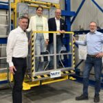 Bürgermeister Oliver Kellner besucht SLF Oberflächentechnik GmbH