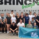Vortrupp der Messdiener St. Pankratius/KjG baut bereits die Zelte auf
